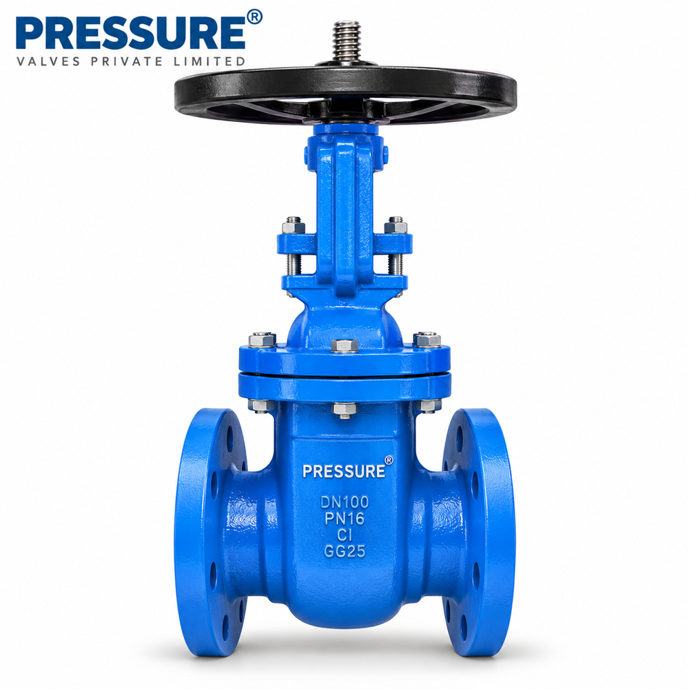 Sluice Valve - Cast Iron, 50mm To 600mm Port Size | Non-rising Spindle, Metal To Metal Seating, Flanged Connections, Manual Gear Operation