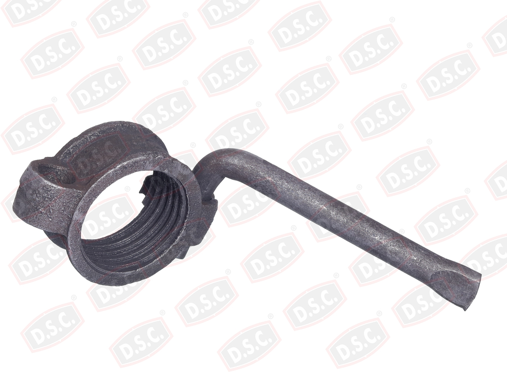 Prop Nut - Cast Iron Or Steel, Ring Type With L Handle, Galvanized Or Painted Finish, Adjustable Scaffolding Support