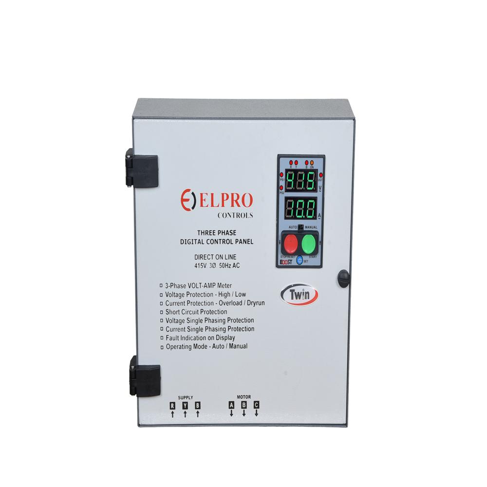 3-Phase ALTERNATE-CASCADING Duplex Pressure Pump Panel