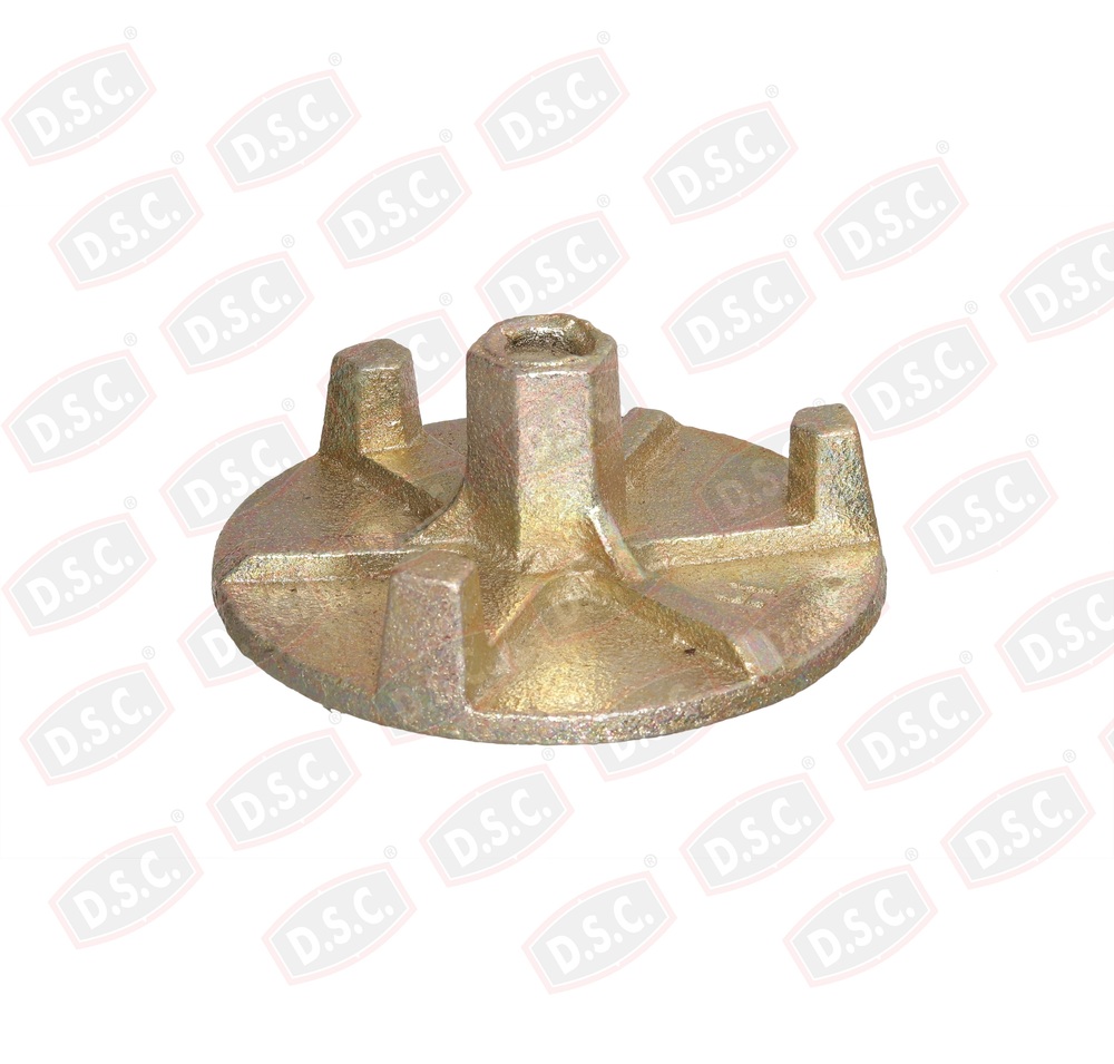Anchor Nut - Ductile Cast Iron/steel, Custom Diameter, Galvanized | Strong Hold, Reusable, Tie Rod Compatible