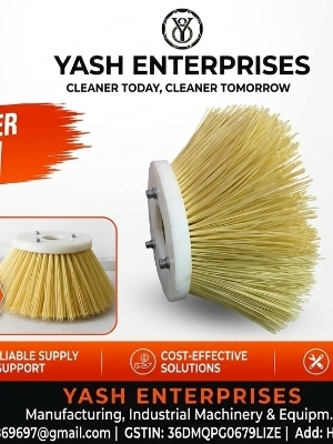 Gl Shakti 009 Side Brush - Bristle Color: Yellow