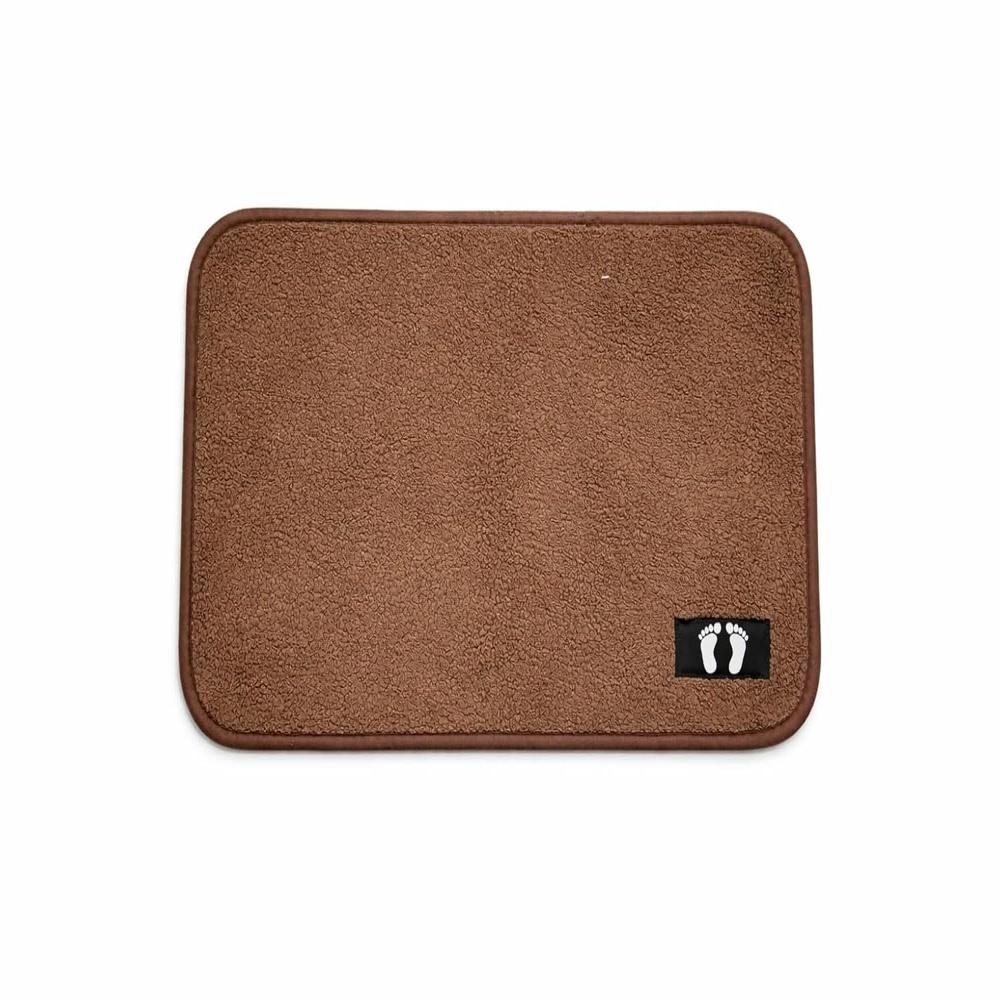 Grey Microfiber Door Mat Bath Mat Ultra Absorbent AntiSlip QuickDry Floor Mat for Home Bathroom