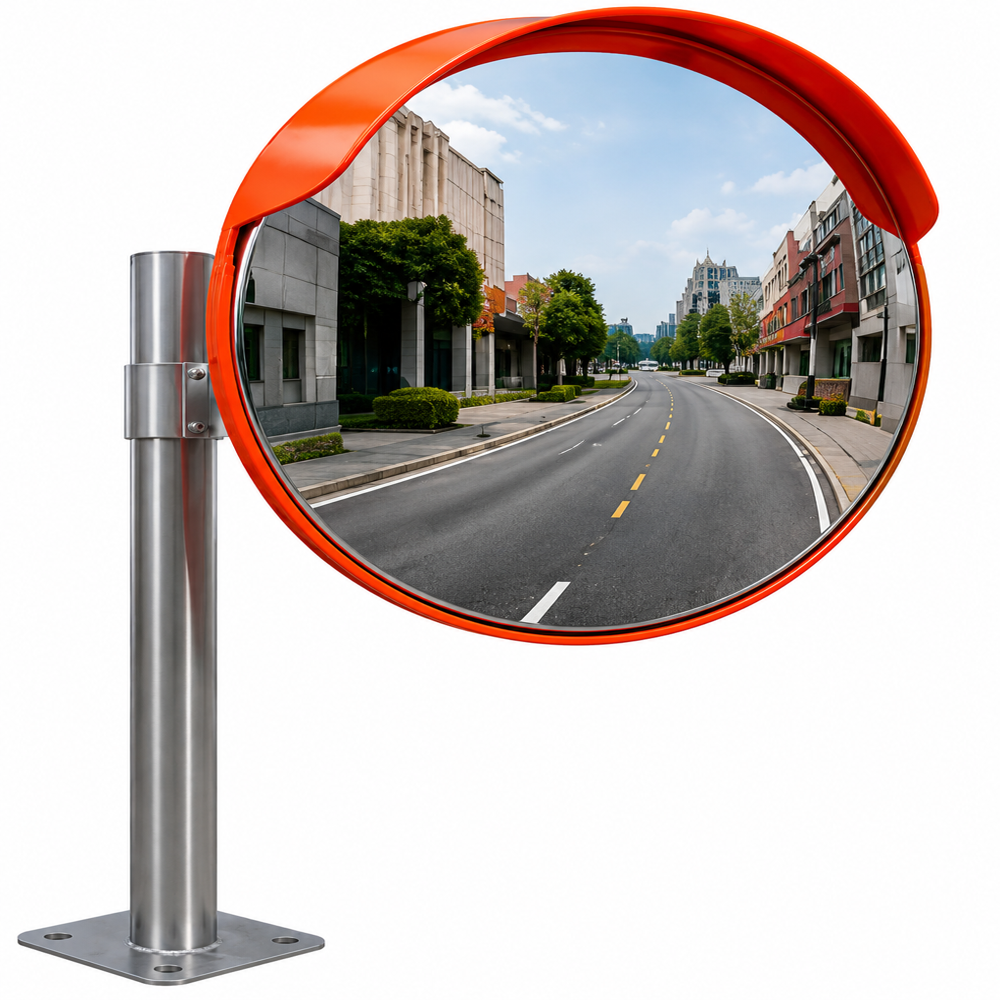 Convex Mirror - Feature: Road