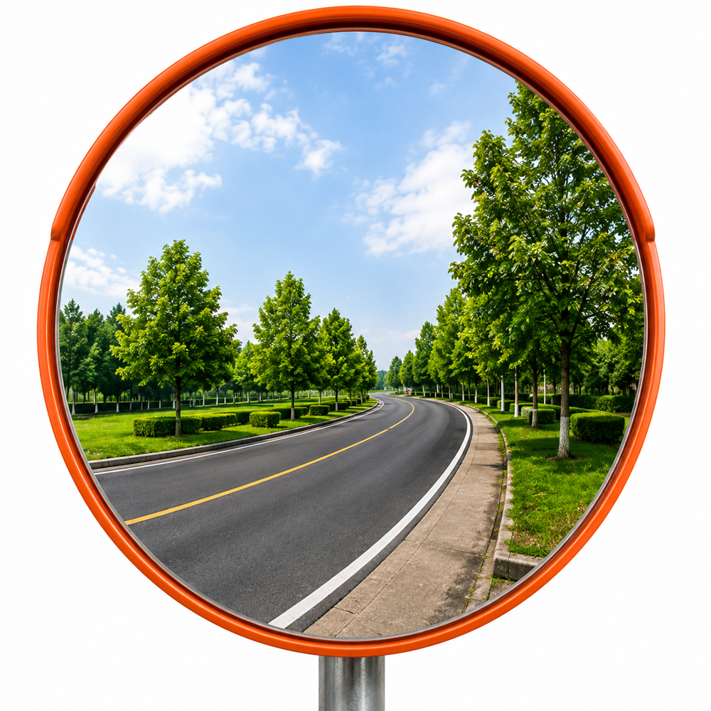 Convex Mirror - Feature: Road
