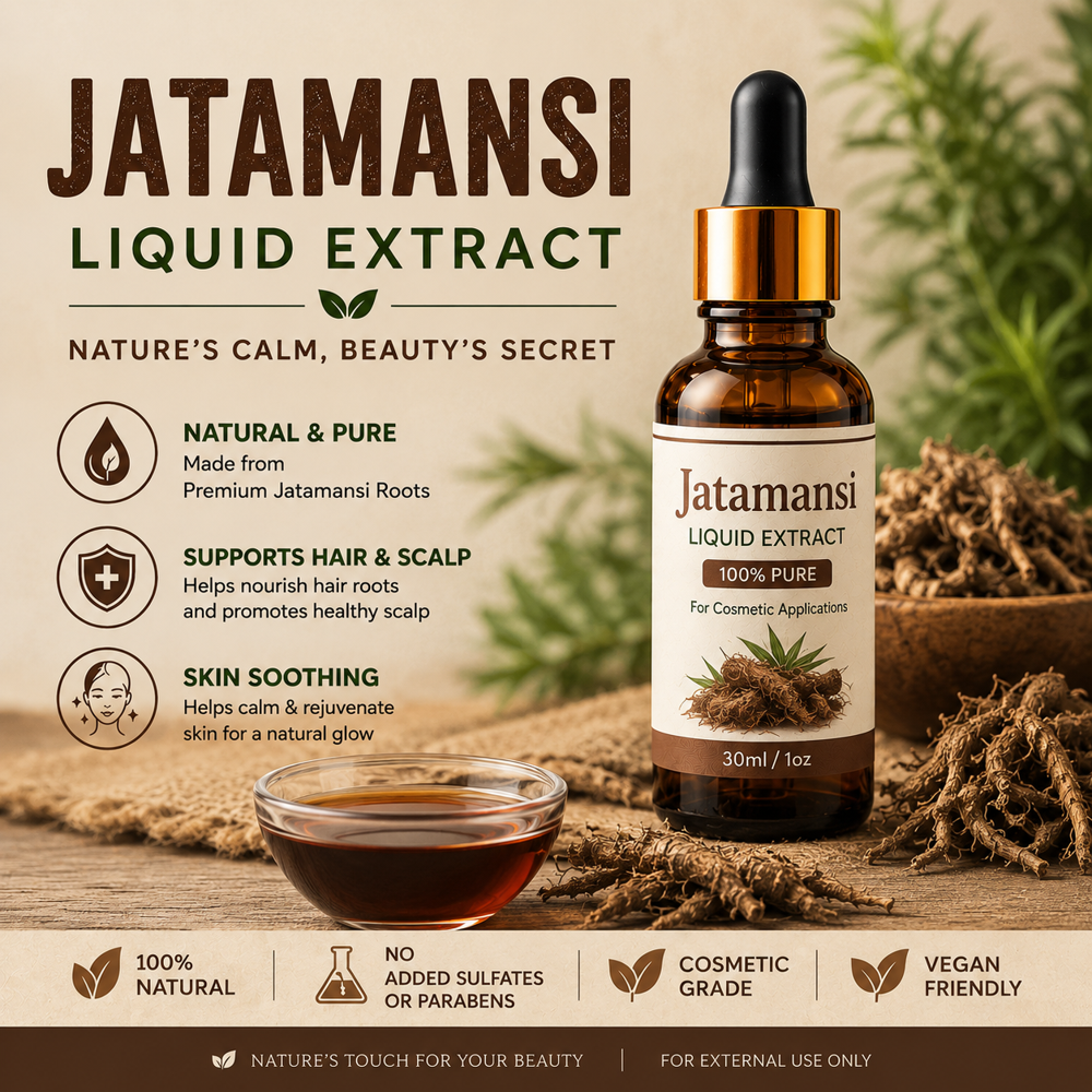 Jatamansi Liquid Extract - Color: Brown (As Shown In Image)