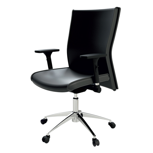 Mini Back Executive Office Chair - Color: Black