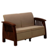 Aspire 2 Seater Sofa Set - Color: Beige Seat & Backrest
