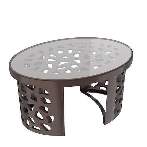 Crystal Center Table - Assembly: No Assembly Required