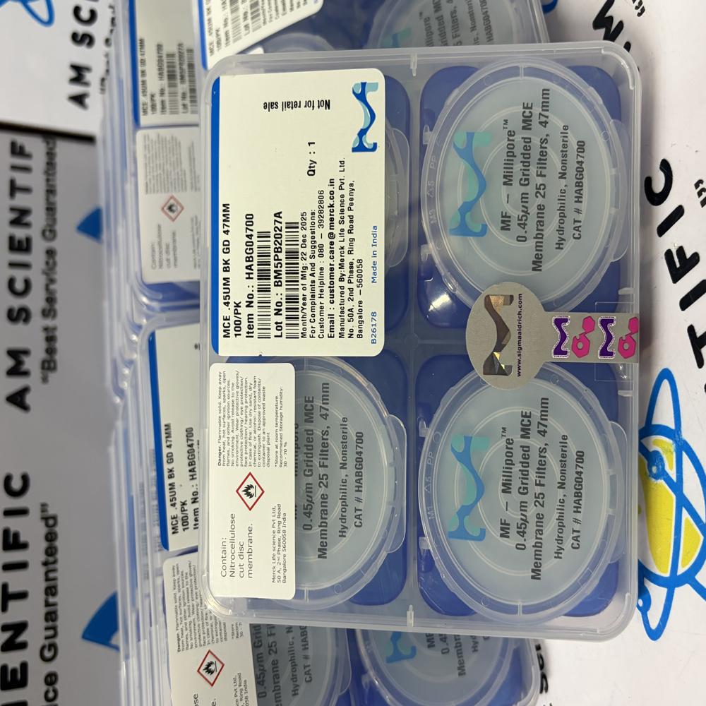 Mce Membrane Filter Paper 0.45 um Pore Size 47mm Diameter