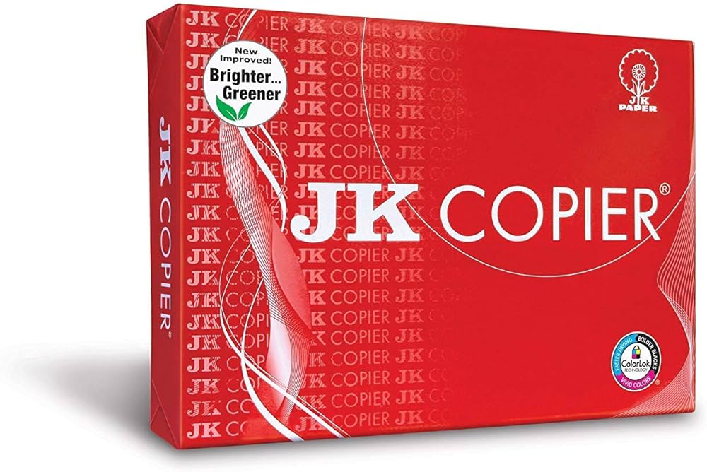 JK A-4 Copier Paper 75 GSM
