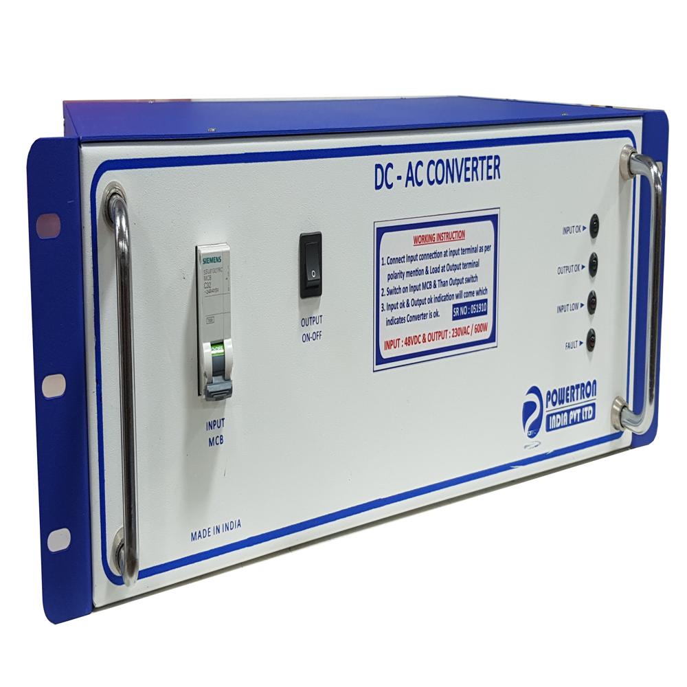 Compact Panel Mount DC to AC Converter for UPS & Backup Power Systems