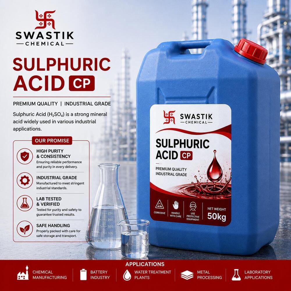 50 Kg Sulphuric Acid CP