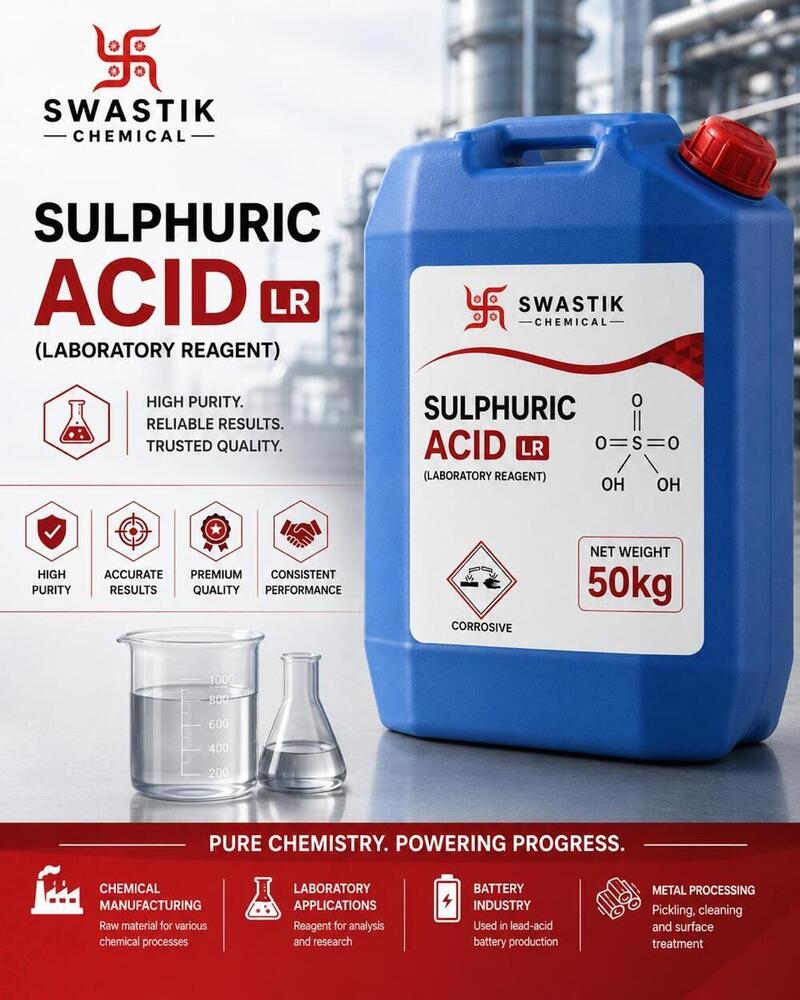 Sulphuric Acid Lr - Application: Laboratory