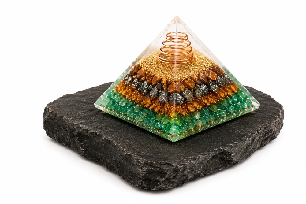 Crystal Orgonite Pyramid