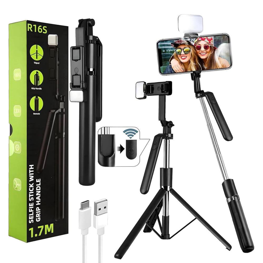 Selfie Stick With Grip Handle R16S
