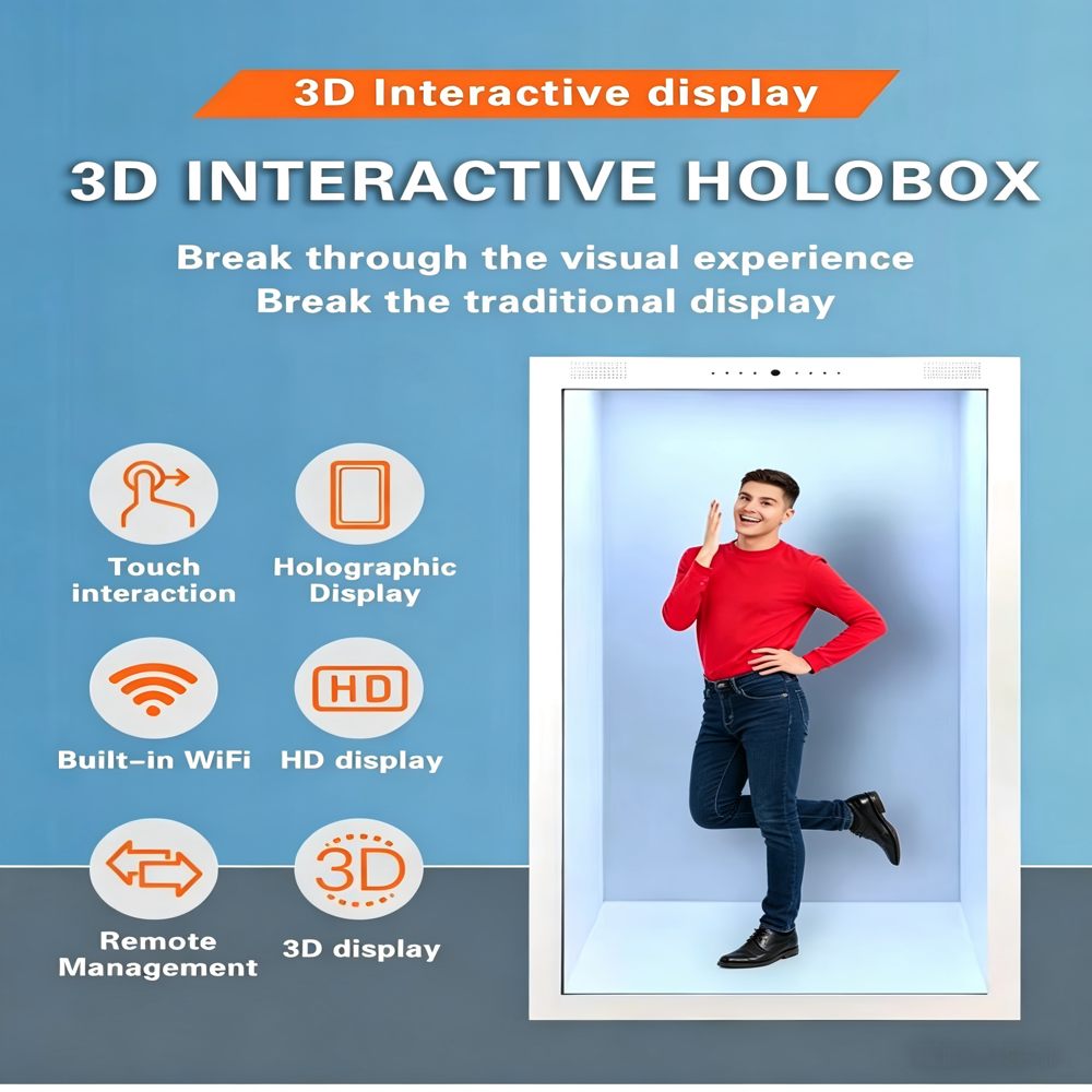 Interactive Transparent LCD Display for Shopping Mall