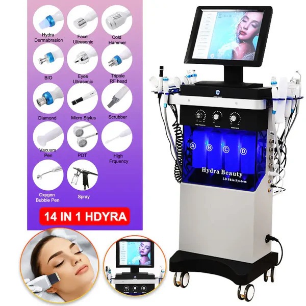 14 In 1 Hydra Beauty Skin System Hydrafacial Machine