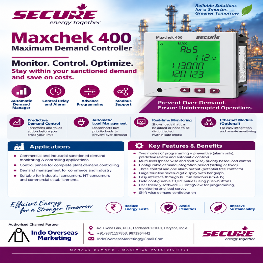 SECURE - MaxChek 400 Maximum Demand Controller