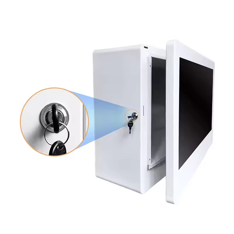 Transparent Digital Display Cabinet for Premium Retail Stores