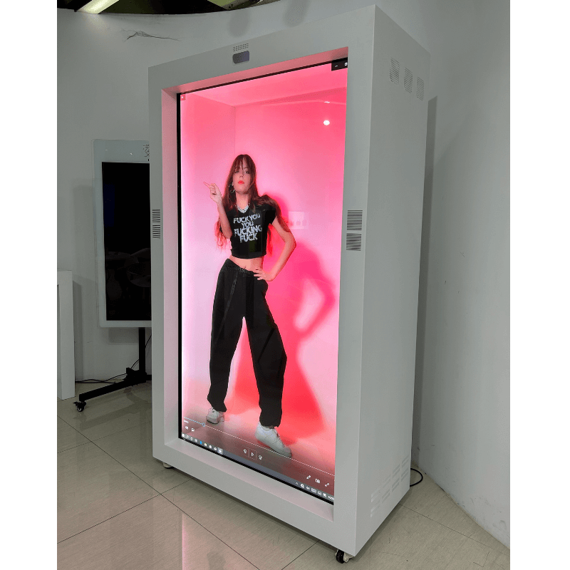 86 Inch 3D Hologram Box 4K Transparent LCD Interactive Touch Screen Display