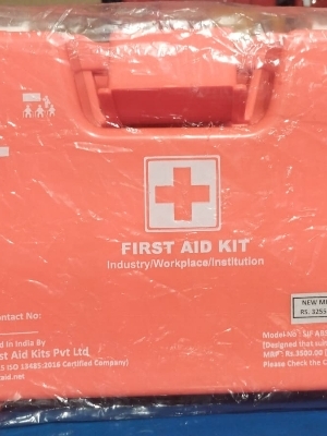 Industrial First Aid Box - Color: Orange