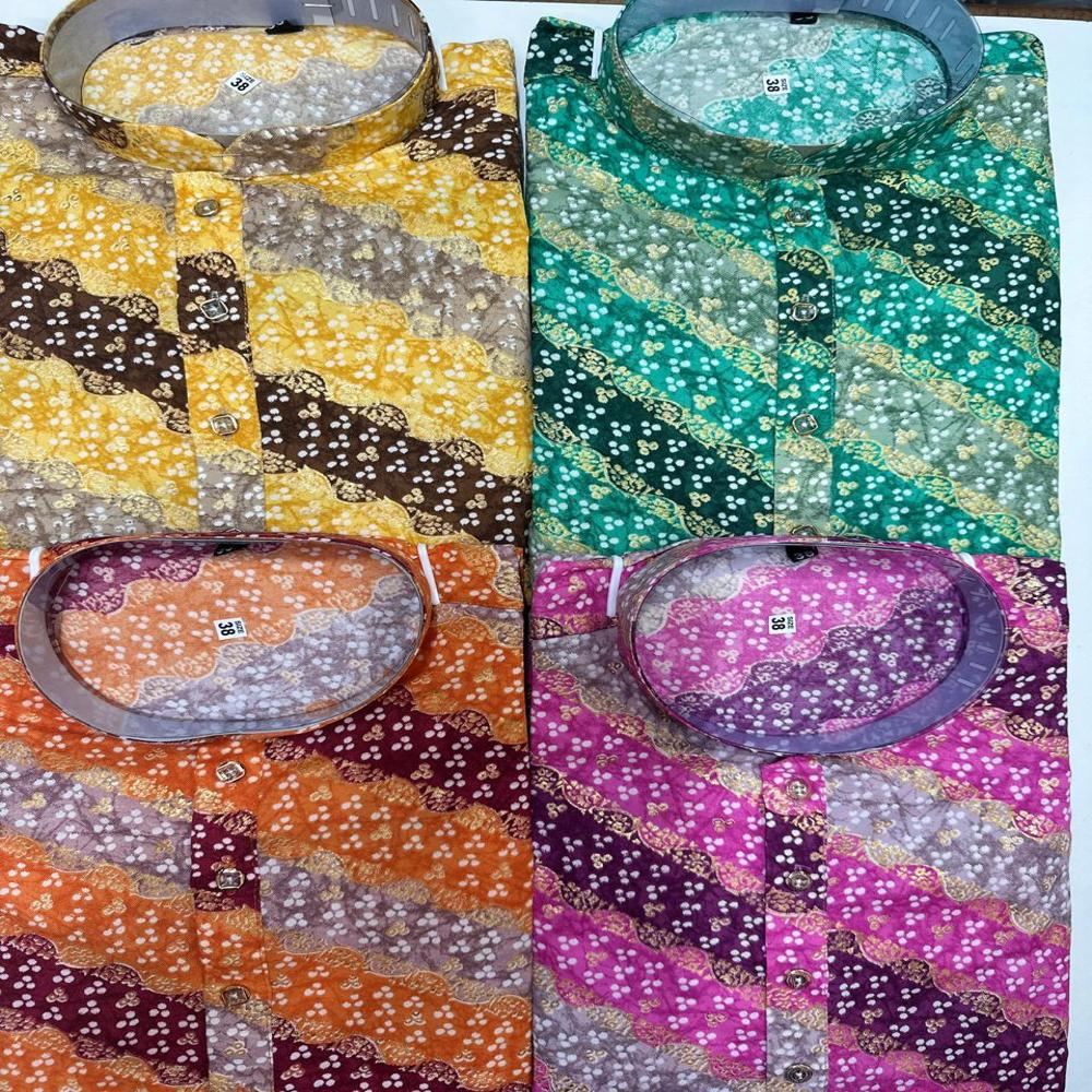 Mens printed kurta