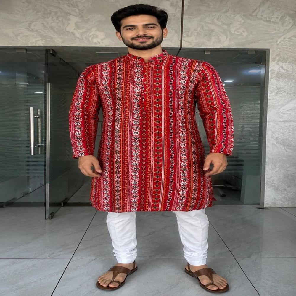 MENS PRINTED NAVRATRI KURTA