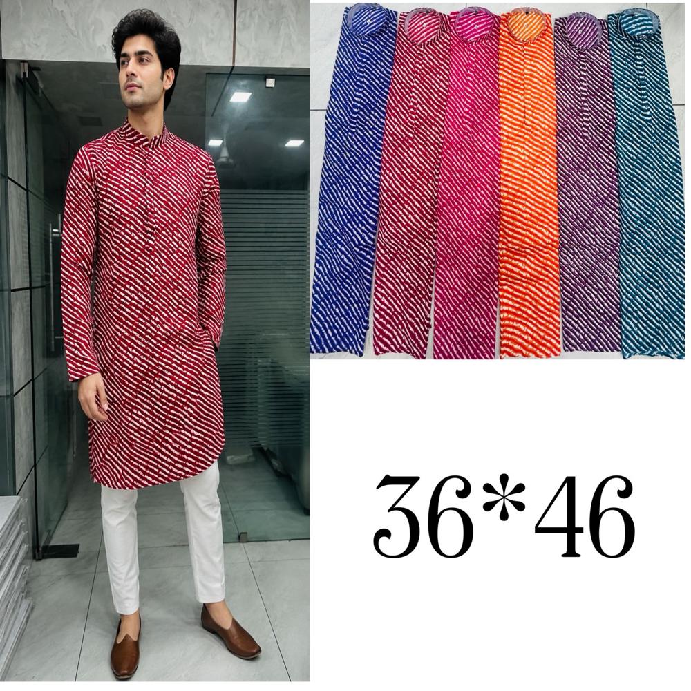 MENS PRINTED KURTA