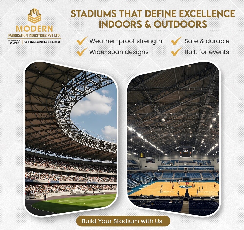 PEB Sheds for Stadiums