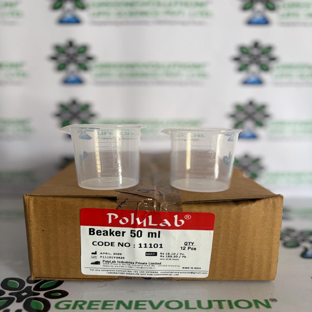Beaker 50ml Polylab