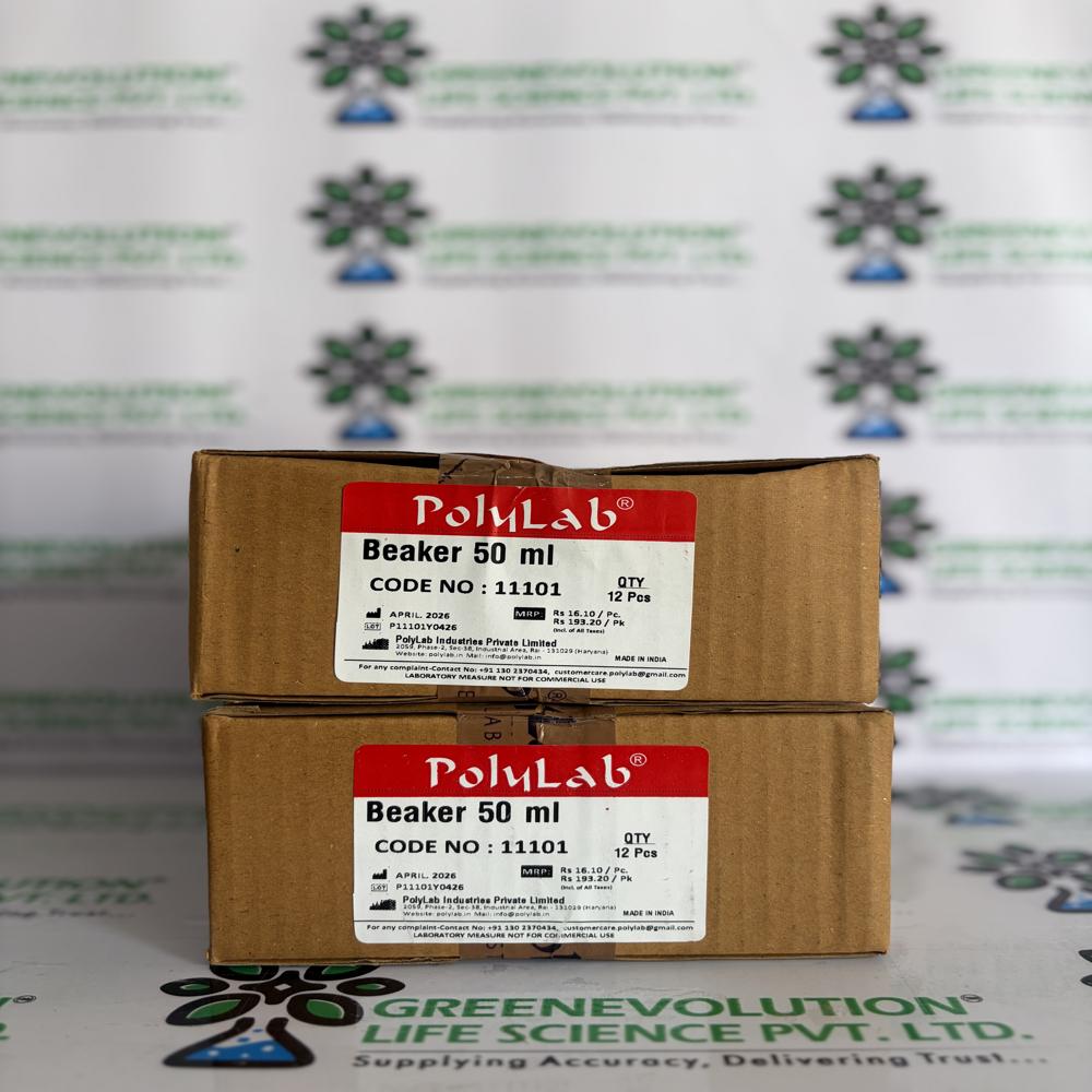 Beaker 50ml Polylab