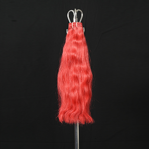 18 Inches Single Drawn Weft Remy Hair Natural Grey Curly Hair Wig