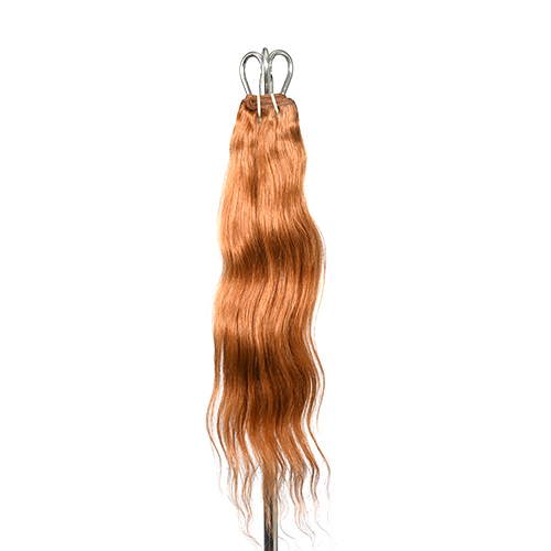 22 Inches Single Drawn Bulk Remy Hair Bleached Hair Wig