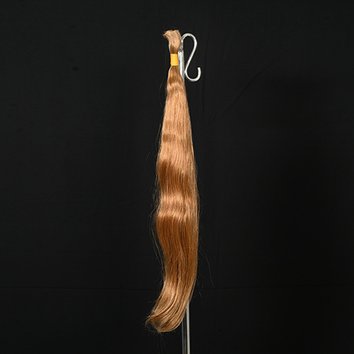 22 Inches Single Drawn Weft Remy Hair Bleached Hair Wig