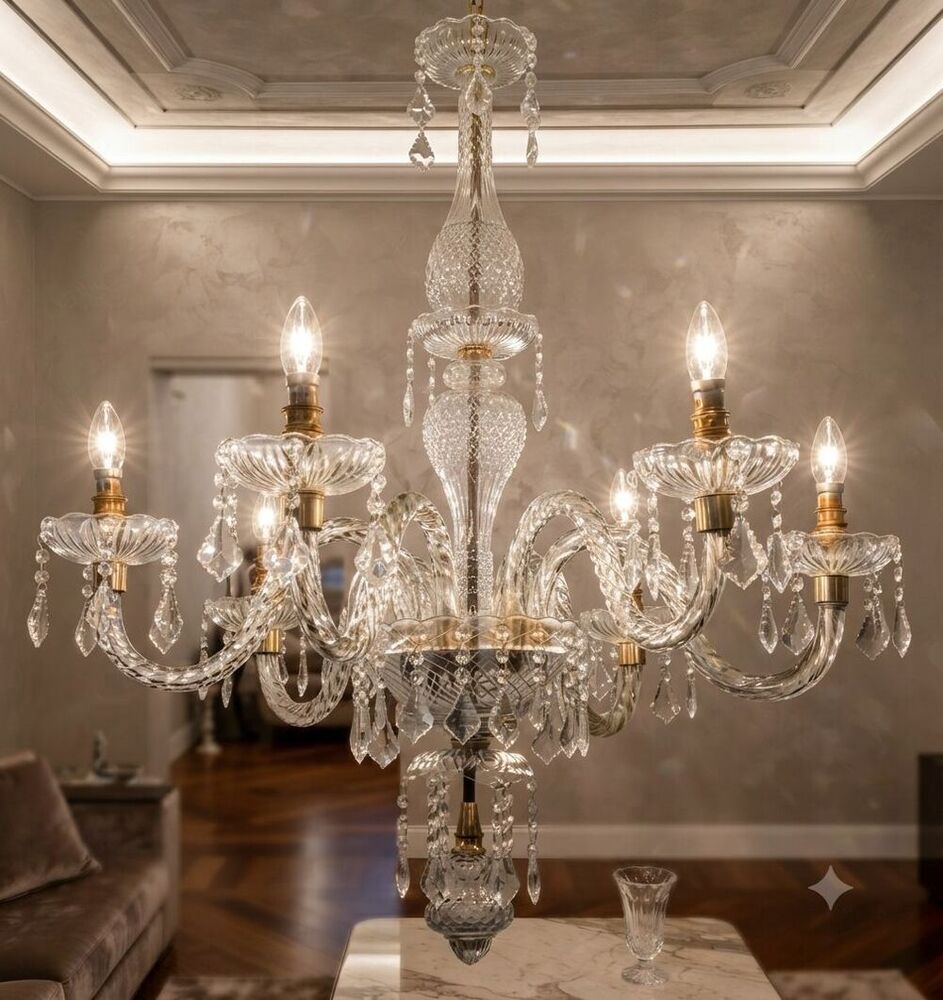 S-Shape Crystal Chandelier