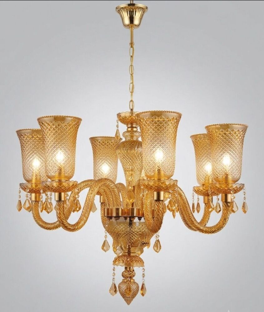 Golden S Chandelier