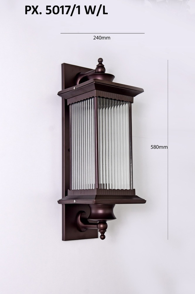 Brown Outdoor Wall Light