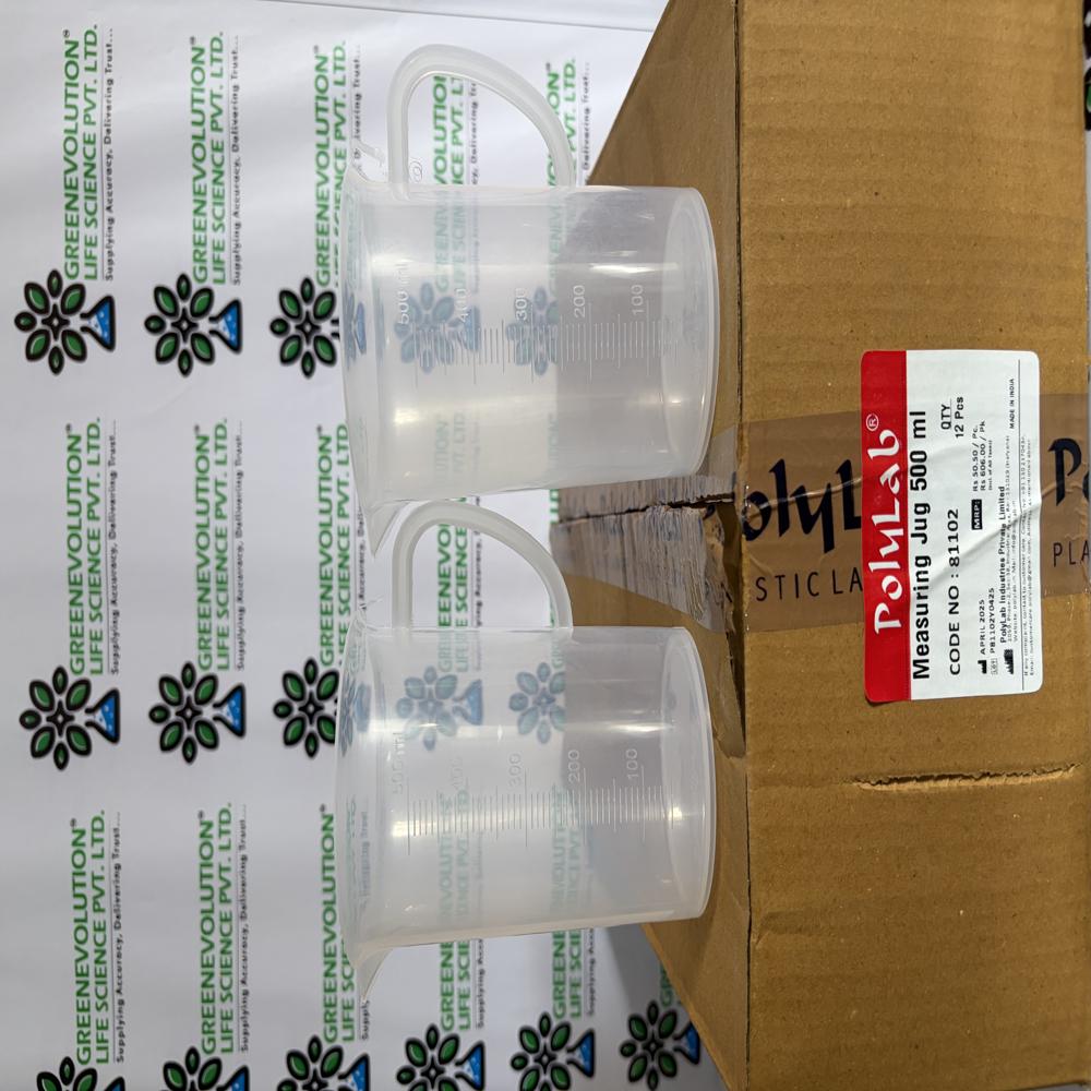 Measuring Jug 500ml Polylab - Application: Laboratory