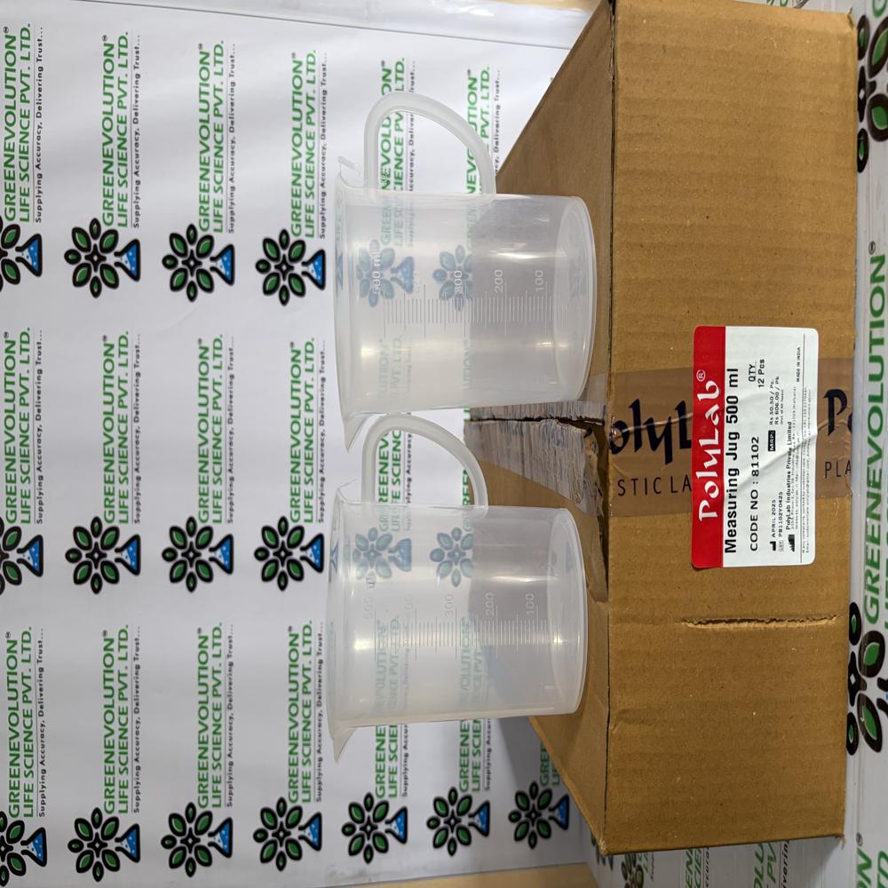 Measuring Jug 500ml Polylab - Application: Laboratory