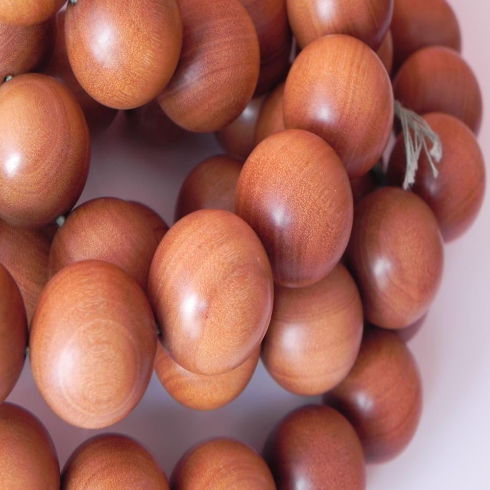 Sandalwood Prayer Beads - Premium Mysore Sandalwood, Aromatic And Stress-relieving | Ideal For Meditation And Spiritual Practices