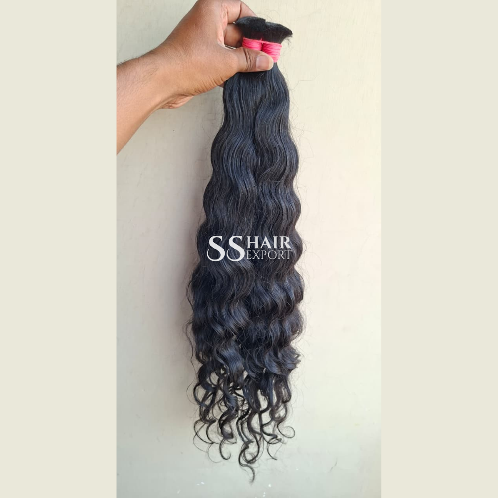 Afro Kinky Curly Bulk Human Hair Indian Hair Natural Unweft Weaving Braids