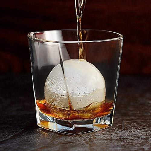 Premium Silicone Ice Ball Mold 4 Grid Round Ice Maker Tray
