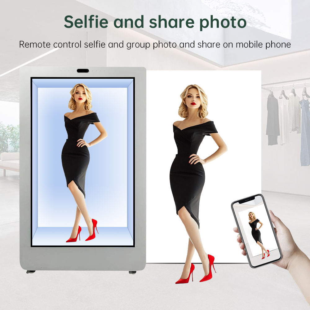 86 Inch Hologram Advertising Display 4K Transparent LCD Digital Signage Holobox