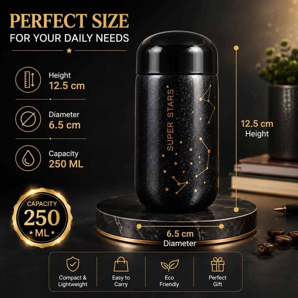 Cherrybox Foldable Water Bottles - 500 Ml | Bpa Free Reusable Silicone, Unicorn Color, Round Shape, Ideal For Travel, Gym, Camping, And Hiking