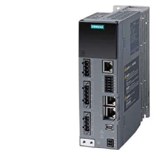 Siemens, Sinamics S210 Series 6Sl3210-5Hb10-4Uf0, 0.4 Kw Ac Servo Drive, 1-Phase Ac 200-240 V Input, Profinet Communication, Ip20 - Application: High-Dynamic Position Control