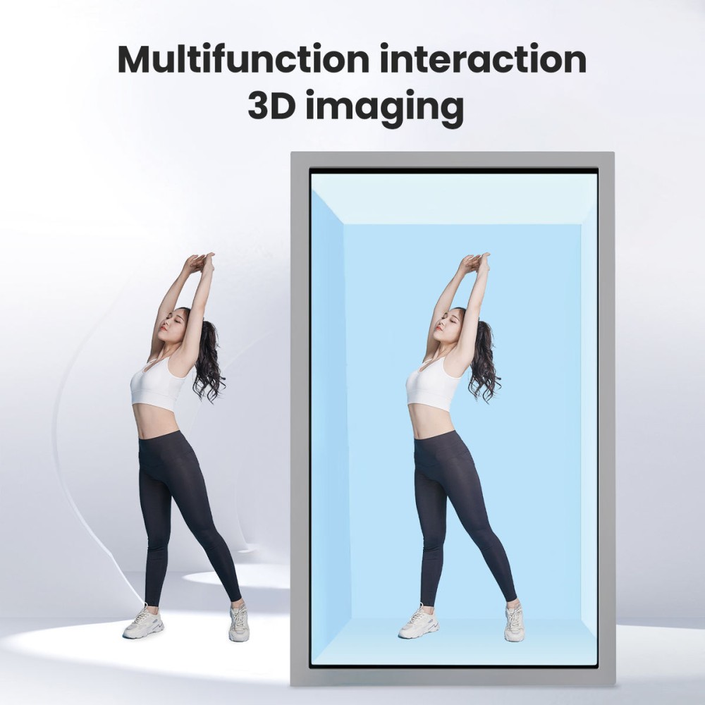 86 Inch Premium 4K Transparent LCD Holobox 3D Hologram Interactive Display