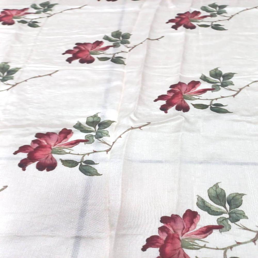 Printed Raw Silk Fabric By Fabric Diary