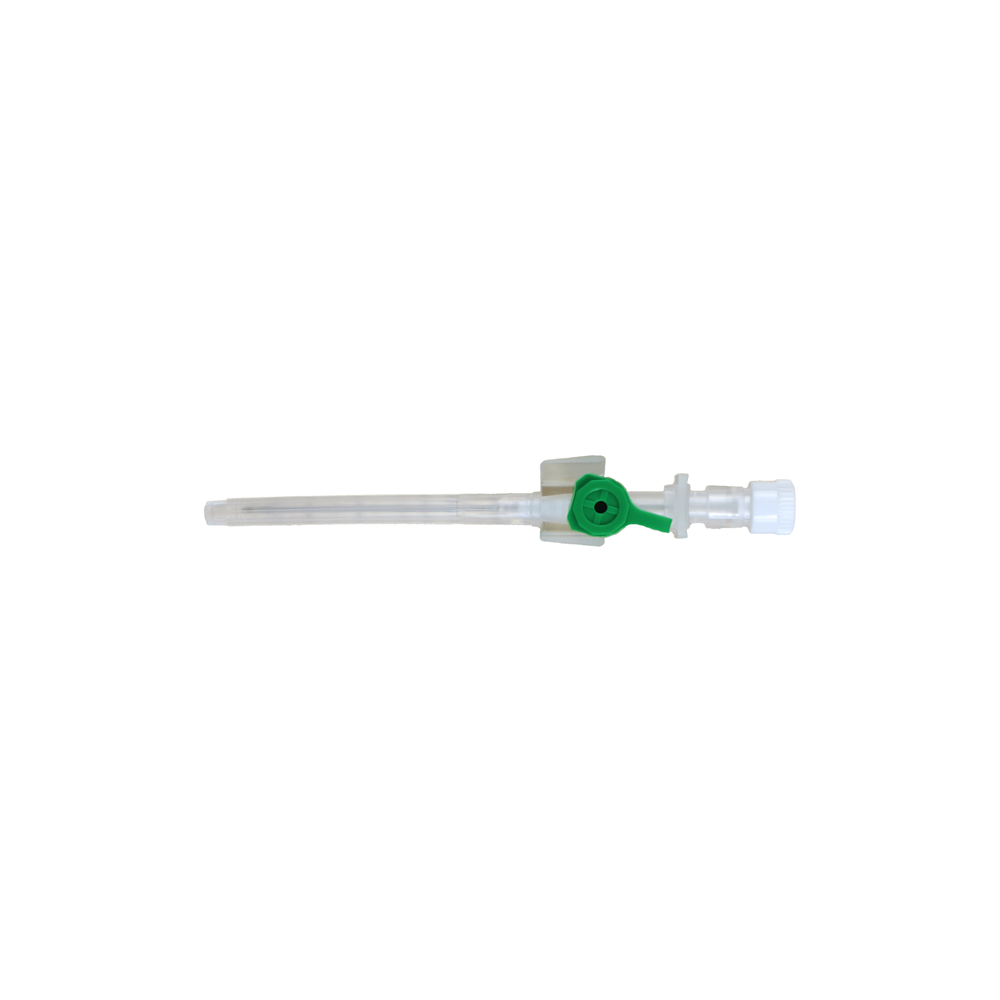 Intravenous Cannula (I.V.) with Wings & Injection Port (18G, 20G, 22G)