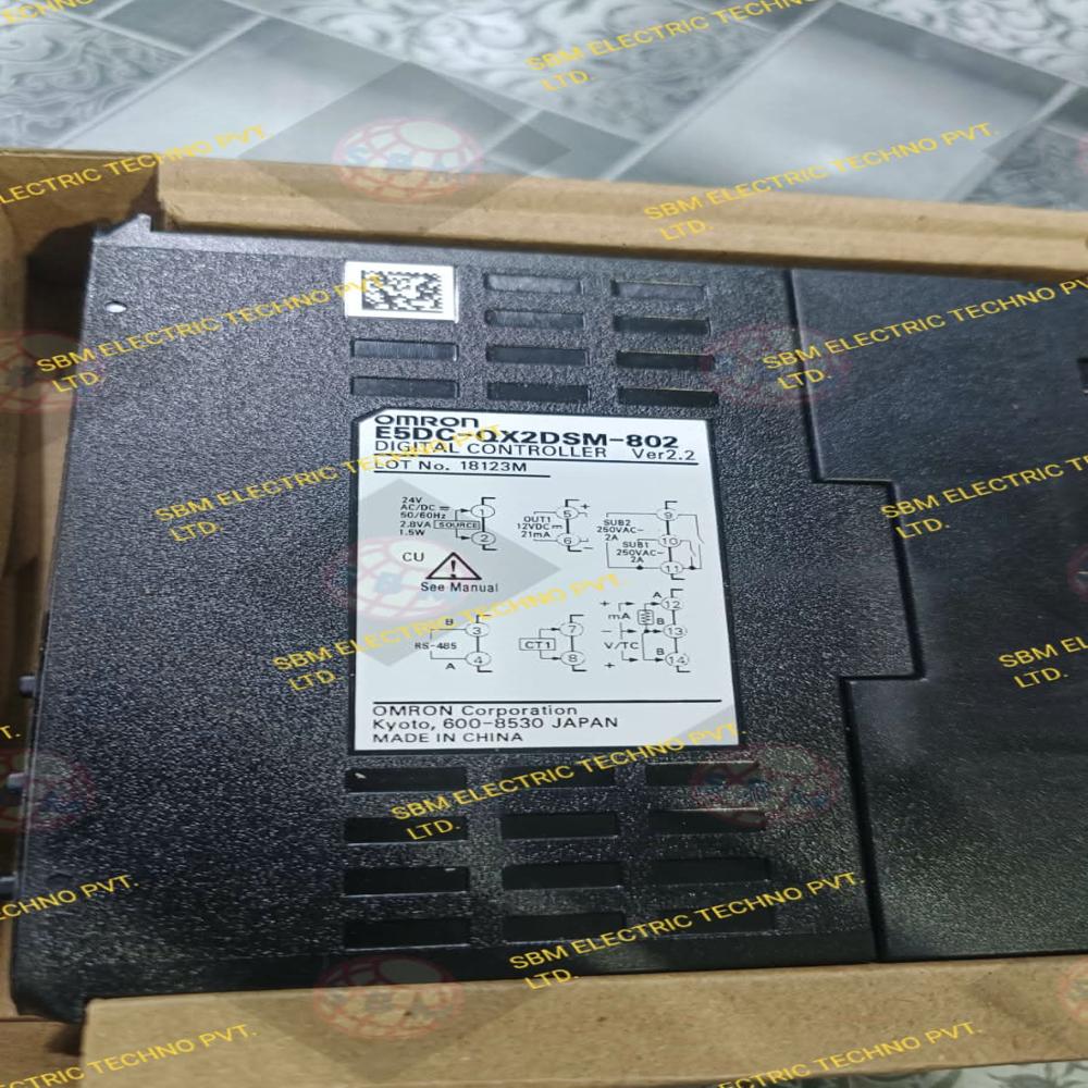 OMRON DIGITAL TEMPERATURE CONTROLLER, E5DC-QX2DSM-802
