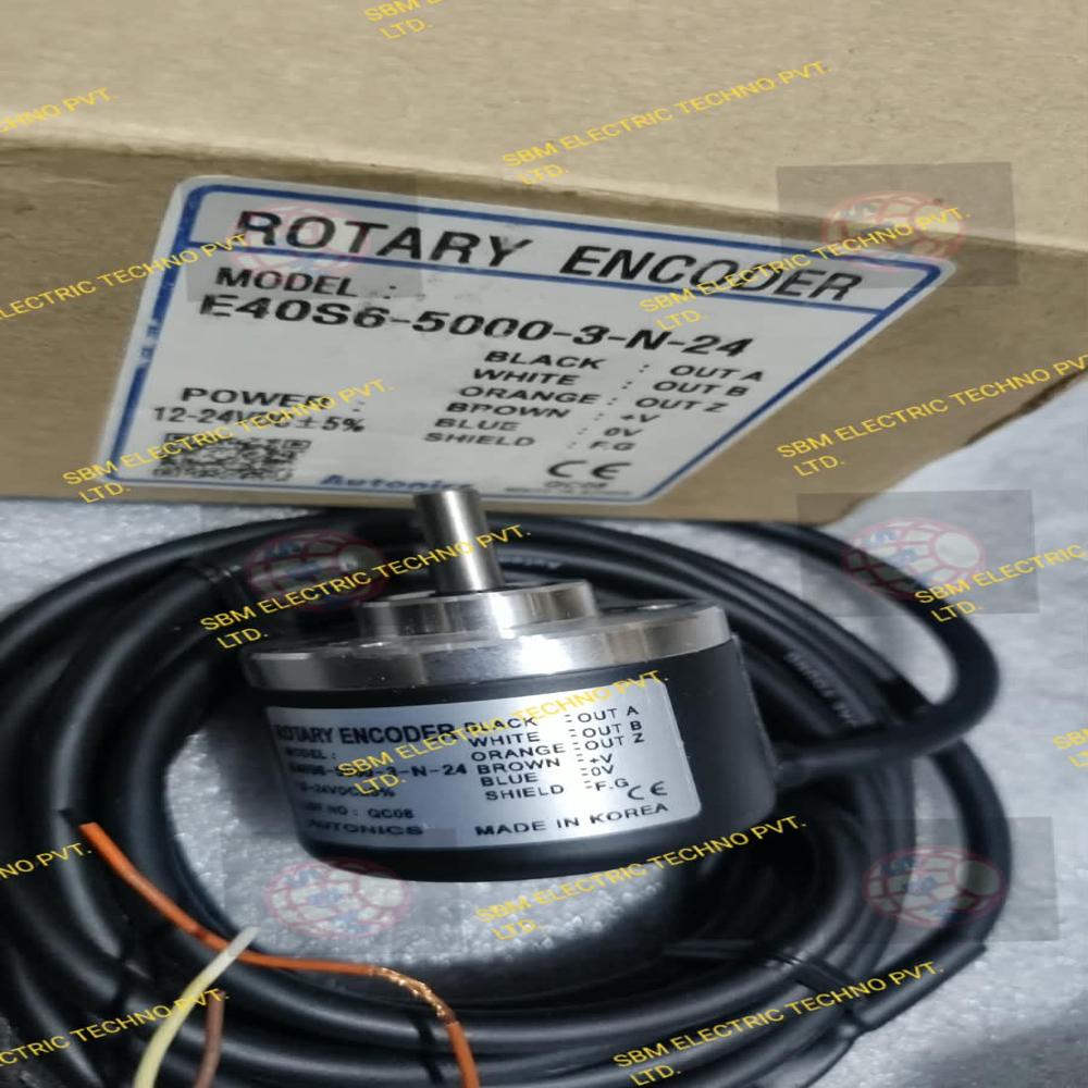 AUTONICS ROTARY ENCODER 12-24VDC, E40S6-5000-3-N-24
